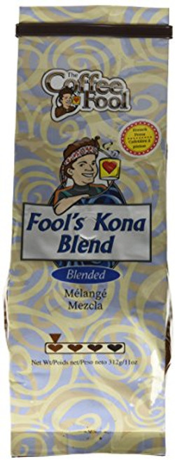 The Coffee Fool Fool's Kona Blend French Press, 11 Ounce The Coffee Fool Fool's Kona Blend French Press, 11 Ounce