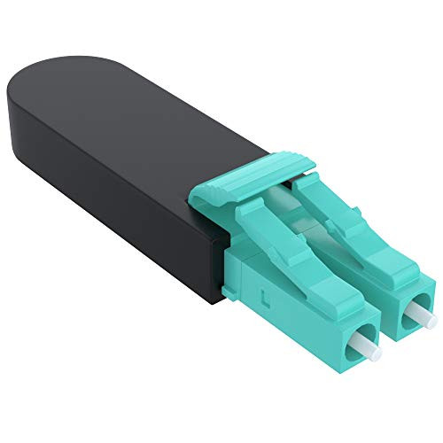 LC Fiber Optic Multimode OM3 OM4 Loopback Adapter for Fiber Cable Testing