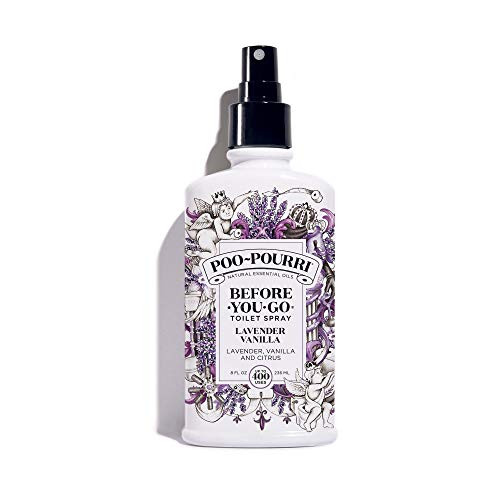 Poo-Pourri Before-You-go Toilet Spray, Lavender Vanilla Scent, 8 Fl Oz
