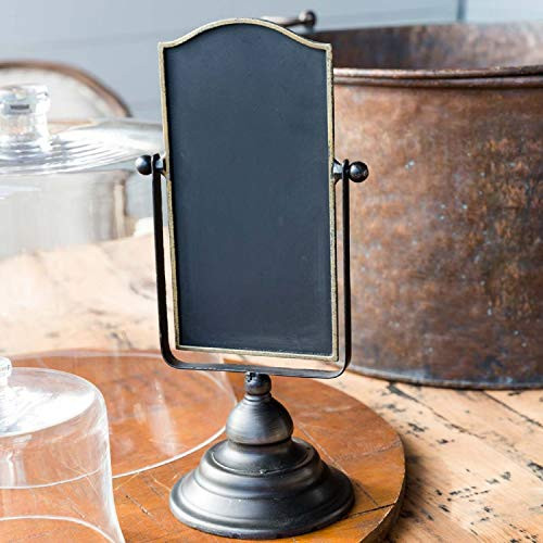 Park Hill Collection ESB81394 Vertical Blackboard Sign on Stand, 14-inch Height