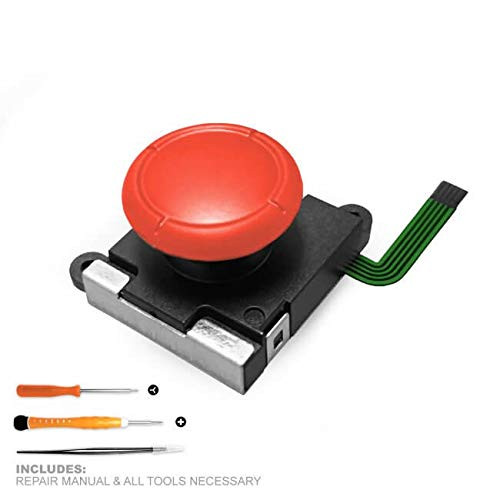 RED 3D Analog Joystick Joycon Analog Stick for Nintendo Switch Joystick Replacement Joy Con Controller Thumb Stick Replace