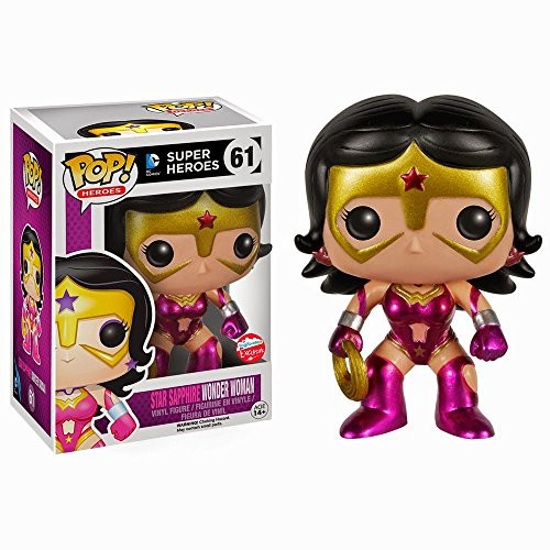 Nycc 2014 Funko Pop Exclusive Metallic Saphire Wonder Woman Nycc 2014 Funko Pop Exclusive Metallic Saphire Wonder Woman