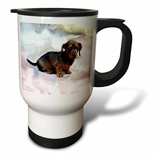 3dRose Miniature Schnauzer Travel Mug, 14-Ounce, Stainless Steel 3dRose Miniature Schnauzer Travel Mug, 14-Ounce, Stainless Steel