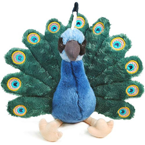 VIAHART Pakhi The Peacock | 10 Inch Stuffed Animal Plush Bird | by Tiger Tale Toys VIAHART Pakhi The Peacock | 10 Inch Stuffed Animal Plush Bird | by Tiger Tale Toys