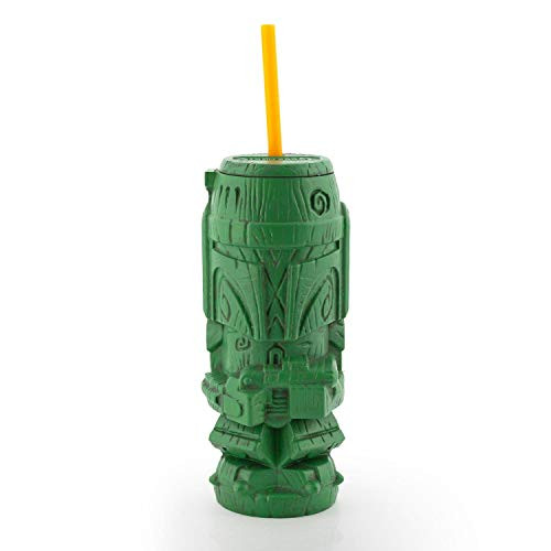 Geeki Tikis Star Wars Boba Fett Tumbler | Official Star Wars Collectible Plastic Tiki Style Cup | Holds 21 Ounces Geeki Tikis Star Wars Boba Fett Tumbler | Official Star Wars Collectible Plastic Tiki Style Cup | Holds 21 Ounces