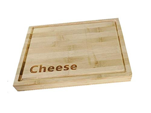 Bamboo Cutting Board - Cutting Board  Eco/Kitchen/Table Friendly Chopping, Serving and Carving Countertop Block with Juice Drip Groove (12x9x1.5)