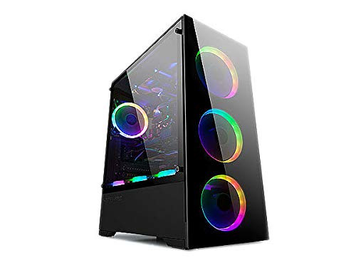 Bgears b-Voguish Front and Side with Tempered Glass Mid Tower case Support E-ATX Motherboard