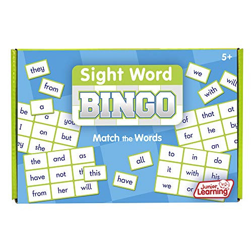 Junior Learning Sight Word Bingo Educational Action Games