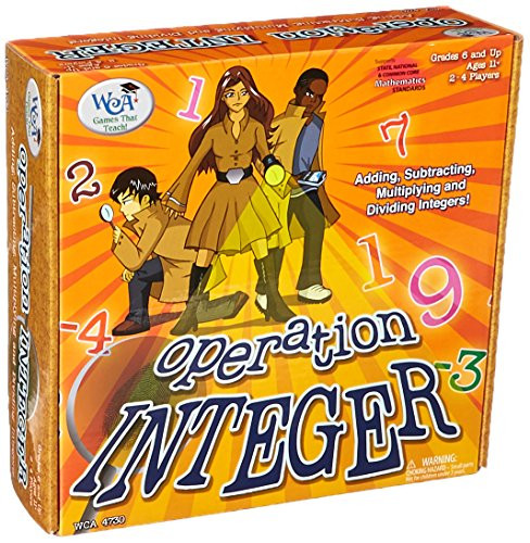 WCA Game - Operation Integer - Grades 6 to 8