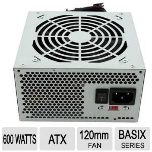 Solid Gear Basix Series 600W ATX12V v2.3 and EPS12V v2.91 Power Supply (SDGR-600BX)
