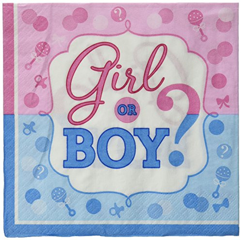 Amscan Girl or Boy? Luncheon Napkins