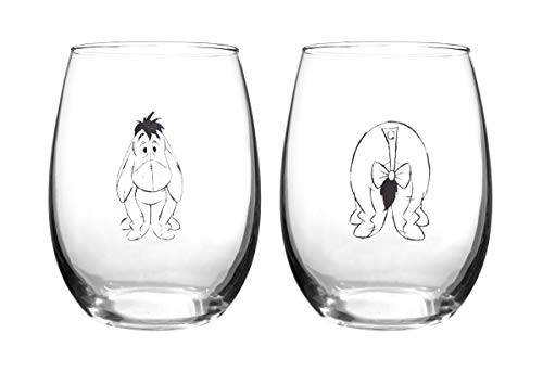 Winnie The Pooh Collectible Wine Glass Set (Eeyore)