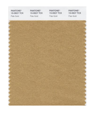 PANTONE Smart 15-0927X Color Swatch Card, Pale Gold
