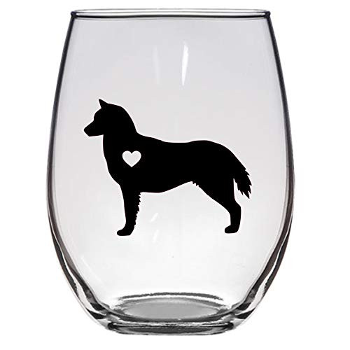 Husky Wine Glass, 21 Oz, Siberian Husky, Husky Gift, Husky Mom, Dog Lover