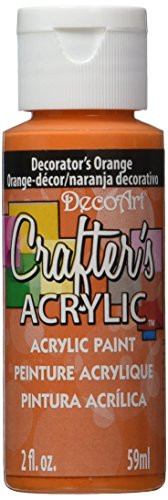 DecoArt Crafter's Acrylic Paint, 2-Ounce, Decorator's Orange