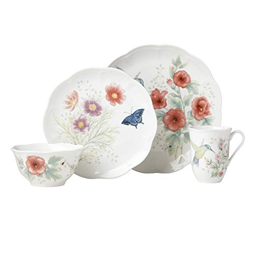 Lenox Butterfly Meadow Flutter Hummingbird 4 Piece Place Setting