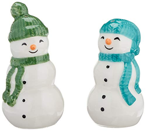 Lenox 883072 Balsam Lane 2-Piece Snowman Salt & Pepper Set