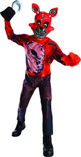 Rubie's Costume Boys Five Nights at Freddy's Nightmare Foxy The Pirate Costume, Large, Multicolor