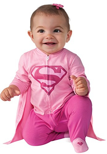 Rubie's Baby Girl's DC Comics Superhero Style Baby Supergirl Costume, Multi, 6-12 Months