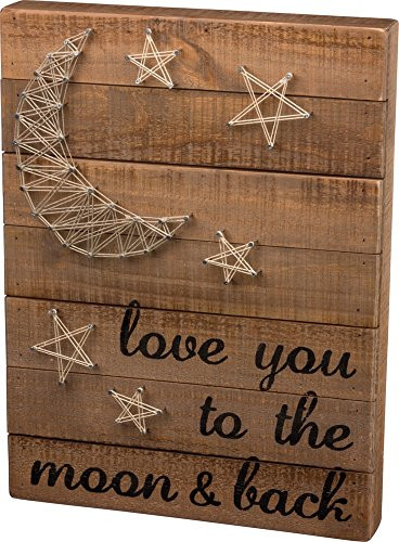Primitives by Kathy String Art Box Sign, 12 x 16-Inches