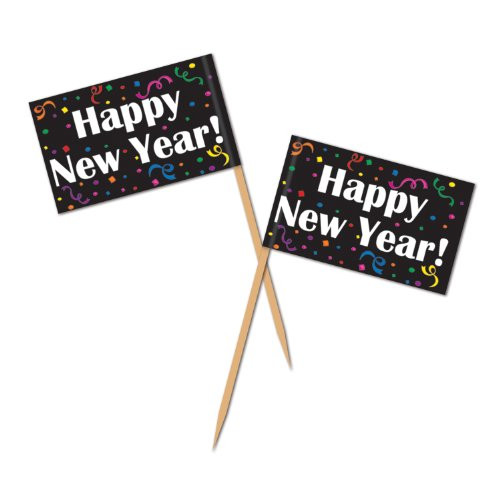 Happy New Year Picks Party Accessory (1 count) (50/Pkg)