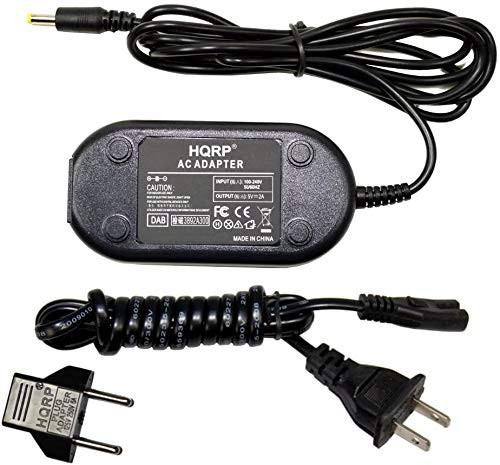 HQRP AC Adapter fits Zoom AD14 H4n Portable Recorder Q3, Q3HD, R16, H4n, H4n Pro, ARQ AR-96, AR-48, UAC-2, R16, R24 Audio Video Recorder Power Supply Cord AC Adaptor AD-14 AD-14D AD14D