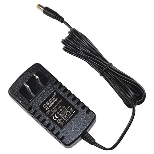 HQRP AC Adapter/Power Supply Works with Casio CTK-611 / CTK611 / CTK-620L / CTK620L Keyboards Replacement [UL Listed] Plus HQRP Euro Plug Adapter