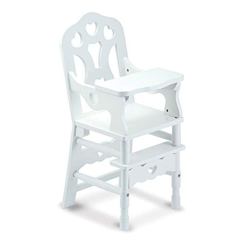 Melissa & Doug Wooden Doll High Chair - 20 Inches Tall