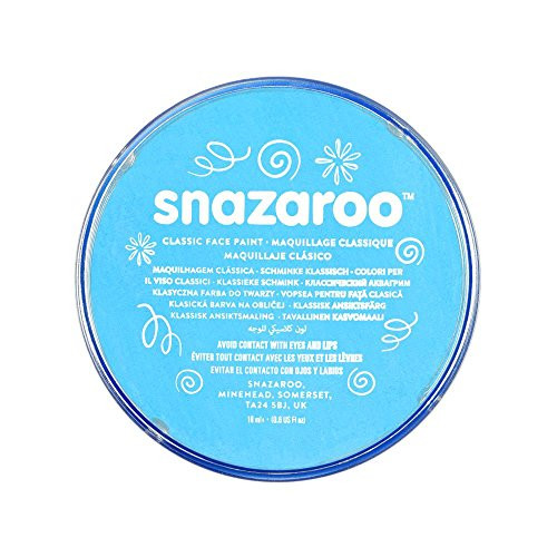 Snazaroo Classic Face and Body Paint, 18ml, Turquoise