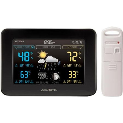 AcuRite Color Weather Station with Forecast/Temperature/Humidity/Moon Phase/Intelli-Time Clock (Model 02022WB) AcuRite Color Weather Station with Forecast/Temperature/Humidity/Moon Phase/Intelli-Time Clock (Model 02022WB)