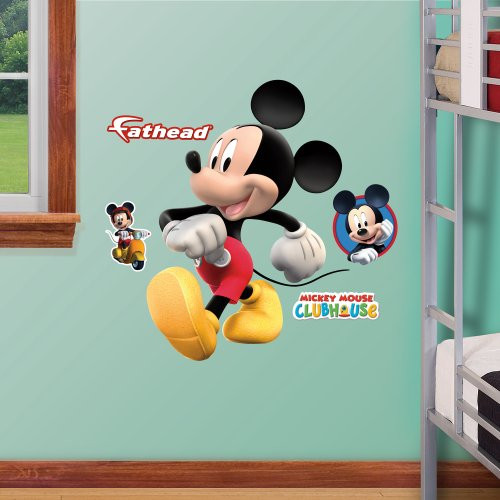 FATHEAD Mickey Mouse-X-Large Officially Licensed Disney Removable Wall Decal