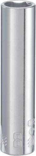 CRAFTSMAN Deep Socket, Metric, 1/4-Inch Drive, 8mm, 6-Point (CMMT44405),Full Polish