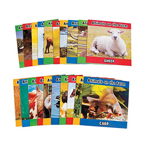 Fun Express Farm Animal Readers (20Pc) - 20 Pieces - Educational and Learning Activities for Kids