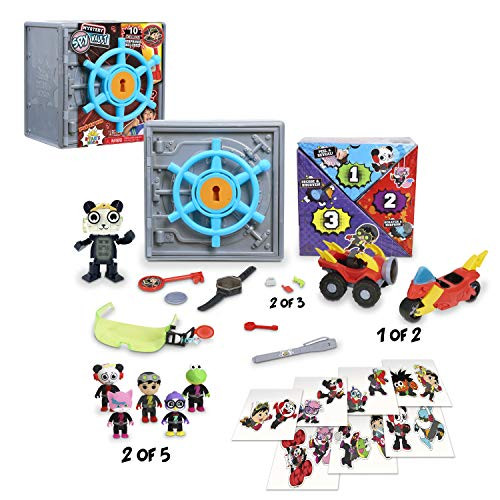 RYAN'S WORLD Mystery Spy Vault, 10 Surprises Inside