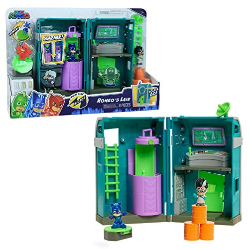 PJ Masks Nighttime Micros Romeos Lair Playset