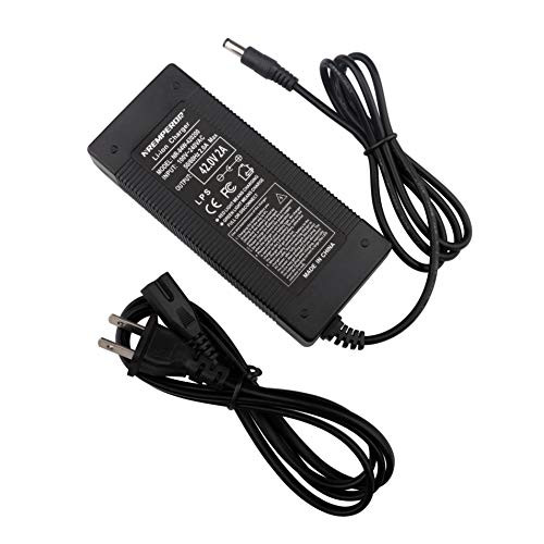 NSHUICH 36V Charger Output 42V 2A for 10S Lithium Battery Charge DC 5.5 x 2.1mm / DC 5.5 x 2.5mm Plug NSHUICH 36V Charger Output 42V 2A for 10S Lithium Battery Charge DC 5.5 x 2.1mm / DC 5.5 x 2.5mm Plug