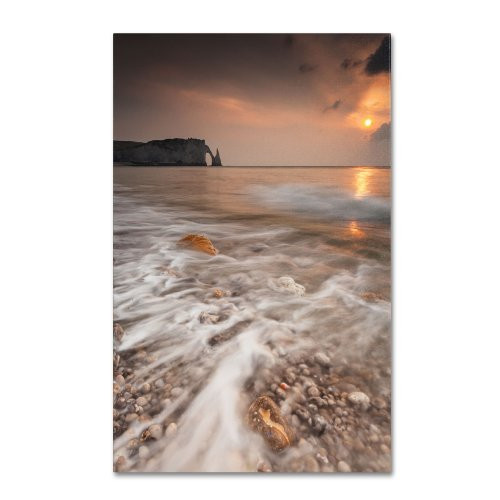 Etretat by Mathieu Rivrin, 12 by 19-Inch Canvas Wall Art Etretat by Mathieu Rivrin, 12 by 19-Inch Canvas Wall Art
