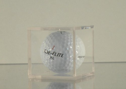 1 (One) Single BCW Golf Ball Square / Cube - Holder / Display Case!