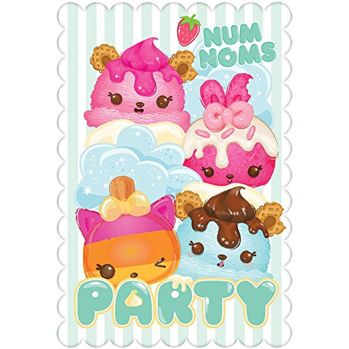 Amscan Postcard Invitations | Num Noms Collection | Party Accessory