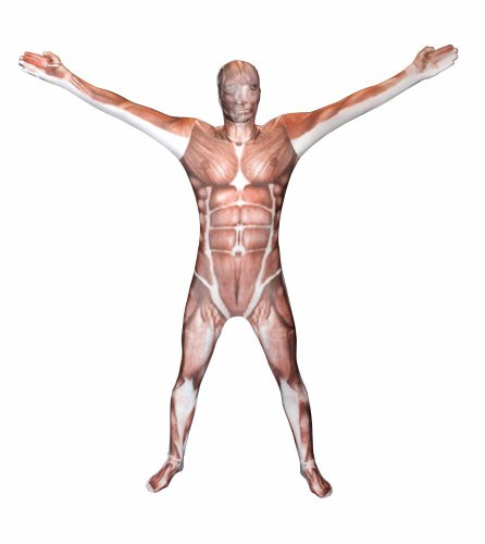 Muscle Kids Morphsuit Costume - size Medium 3'6-3'11 (105cm-119cm)