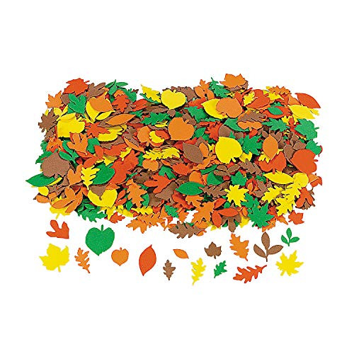 Fabulous Foam Fall Adhesive Leaf Shapes - Crafts for Kids and Fun Home Activities