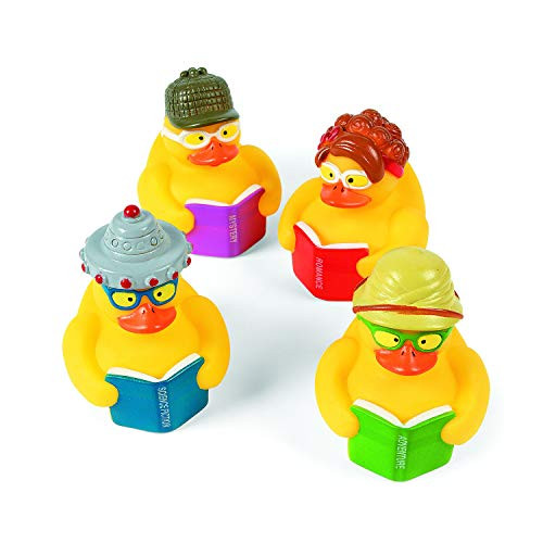 Fun Express Reading Rubber Duckies - 12 Pieces - Educational and Learning Activities for Kids Fun Express Reading Rubber Duckies - 12 Pieces - Educational and Learning Activities for Kids