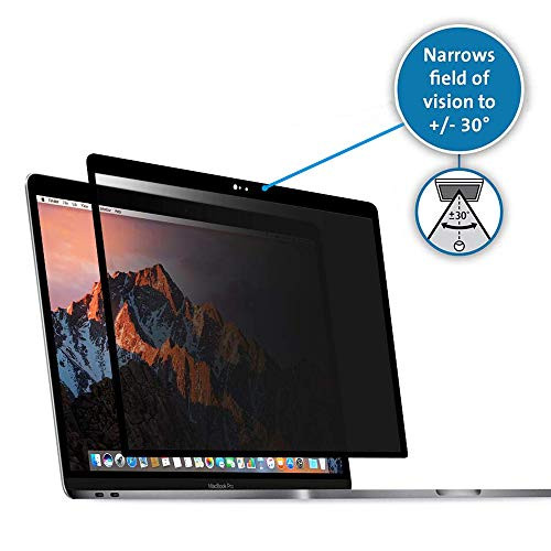 Tuxlke MacBook Pro 15 inch Laptop Privacy Screen, Fully Removable Privacy Screen Protector Filter Anti-Glare Anti-Scratch UV-Blocking Privacy Screen for MacBook Pro 15 inch(2016-2019)