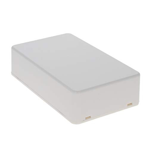Fielect 1Pcs White Waterproof Dustproof Electronic Junction Box Plastic Enclosure Project Box For Electronic Projects ABS 5-10 100x60x25mm