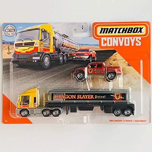 Matchbox Convoys Series MBX Cabover & Tanker with Badlander