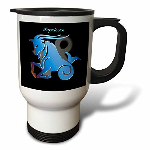 3dRose Pisces Zodiac Sign Travel Mug, 14-Ounce, Stainless Steel 3dRose Pisces Zodiac Sign Travel Mug, 14-Ounce, Stainless Steel