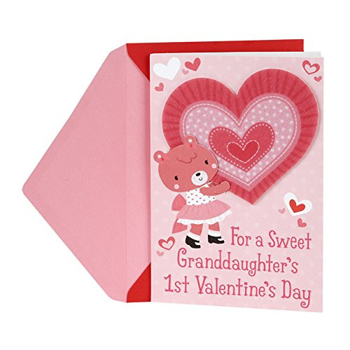 Hallmark Valentine's Day Card for Granddaughter (First Valentine's Day)