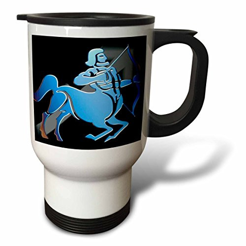 3dRose Scorpio Zodiac Sign Travel Mug, 14-Ounce