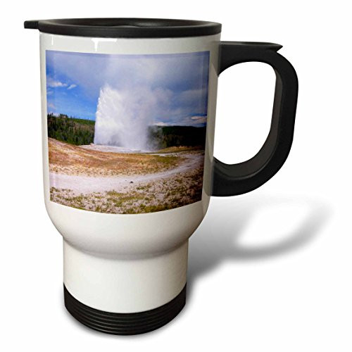 3dRose Old Faithful Geyser Yellowstone National Park Stainless Steel Travel Mug, 14-Ounce 3dRose Old Faithful Geyser Yellowstone National Park Stainless Steel Travel Mug, 14-Ounce