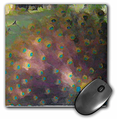3dRose LLC 8 x 8 x 0.25 Inches Colorful Peacock Feathers Birds Art Pattern Mouse Pad (mp_47786_1) 3dRose LLC 8 x 8 x 0.25 Inches Colorful Peacock Feathers Birds Art Pattern Mouse Pad (mp_47786_1)